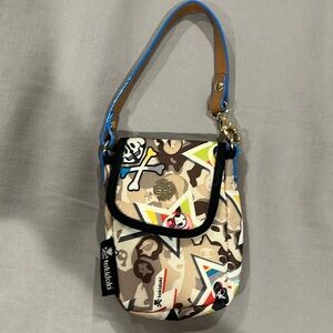 Never used vintage Tokidoki pouch in brown!!